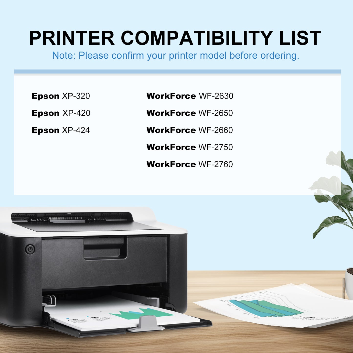 220XL Ink Cartridges for Epson 220 220XL Ink Cartridges for Epson Workforce WF-2760 WF-2750 WF-2630 WF-2650 WF-2660 XP-320 XP-420 Printer(2 Black,1 Cyan,1 Magenta,1 Yellow,5 Pack)