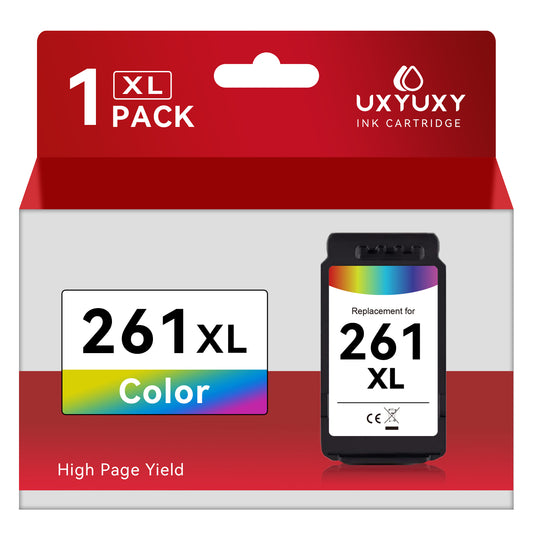 261XL CL261 XL Black Ink Cartridge Compatible with Canon CL 261 Ink for Printers TS6420 TR7020 TS5320 (Tri-color,1 Pack)